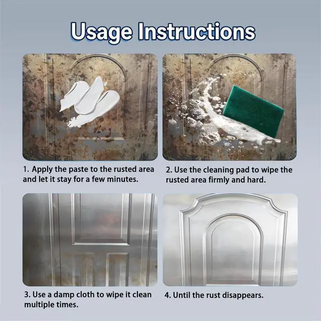 Alt view image 6 of 7 - Stainless Steel Rust Removal & Metal Polishing Paste (75, Grams)