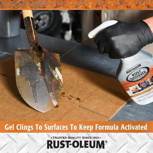 Alt view image 7 of 7 - Rust Dissolver Trigger Spray Gel | Heavy-Duty Corrosion Remover for Metal Tools, Cars, Bikes, Grills, Bolts, Firearms & More | 32 oz