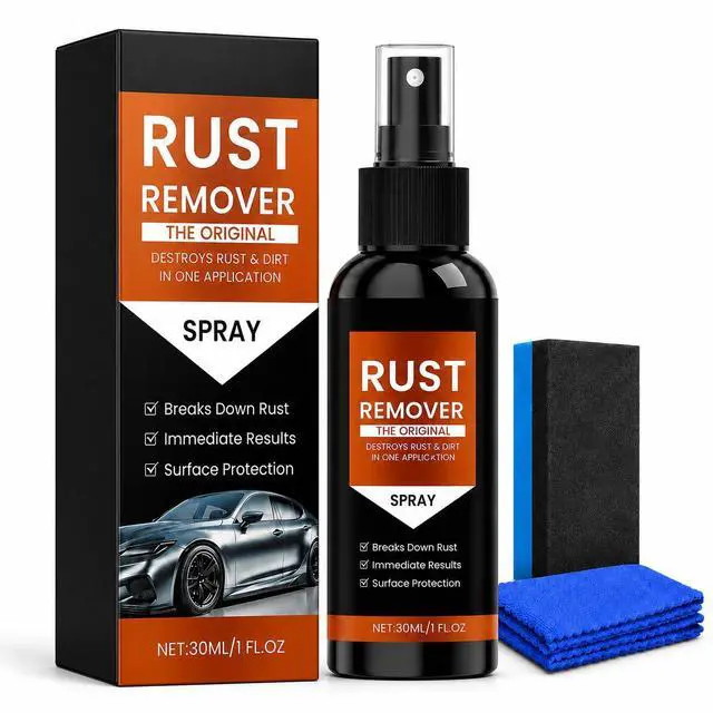 Main image of 2026 Upgrade Rust Remover Spray for Metal - Heavy Duty Rust Converter & Oxidation Remover for Tools, Car, Chains, & Iron Out Rust Stains, Fast-Acting Multi-Surface Cleaner(1PCS)