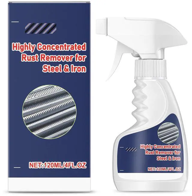 Main image of Highly Concentrated Rust Remover Spray for Steel and Iron, Heavy Duty Metal Rust Treatment