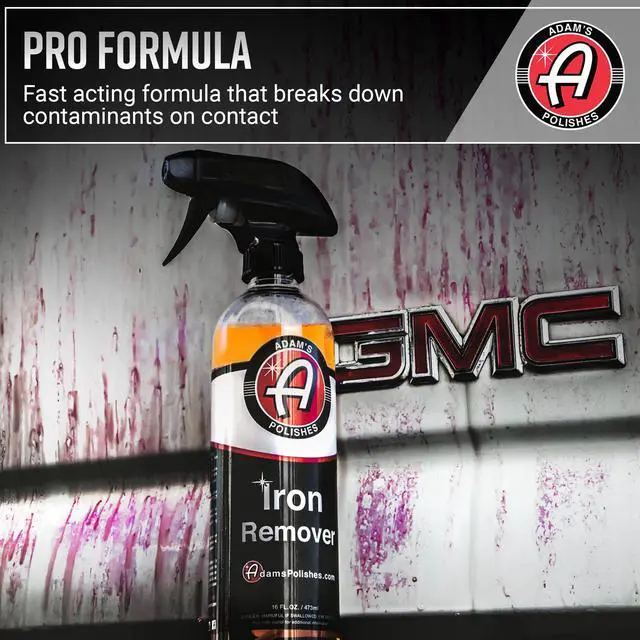 Alt view image 2 of 7 - Iron Remover (16oz) - Iron Out Fallout & Stop Rust Remover Spray for Car Detailing Removes Iron Particles in Auto Paint, Wheels, Motorcycle, RV & Boat - Use Before Clay Bar, Wax or Car Wash