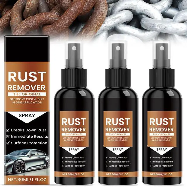 Main image of 3 Pcs Nexa Rust Remover Spray, 2026 Upgrade Rust Remover for Metal, Car Scratch Remover, Iron Stain Cleaner for Multiple Surfaces,for Heavy Duty Rust Dissolver for Metal, Tools, Cars, Chains