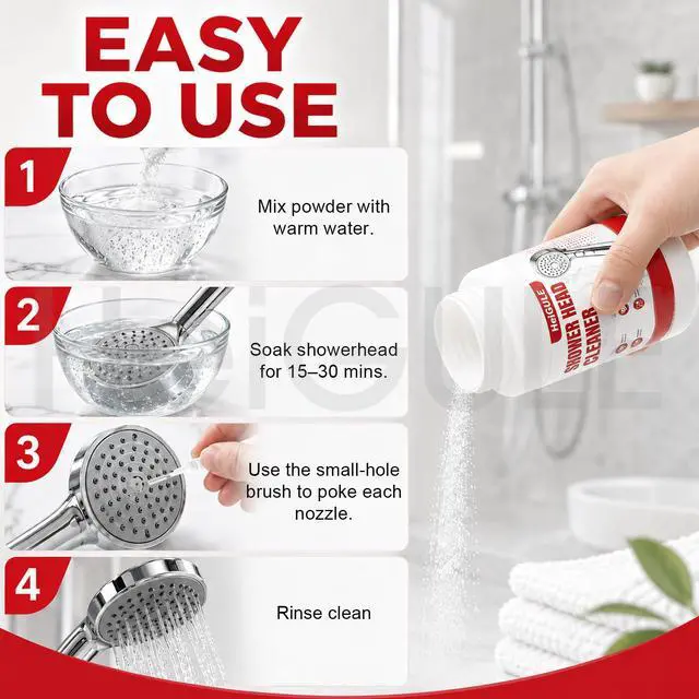 Alt view image 4 of 7 - Limescale Remover, Bathroom Descaler, Effective Limescale Deposit Removal