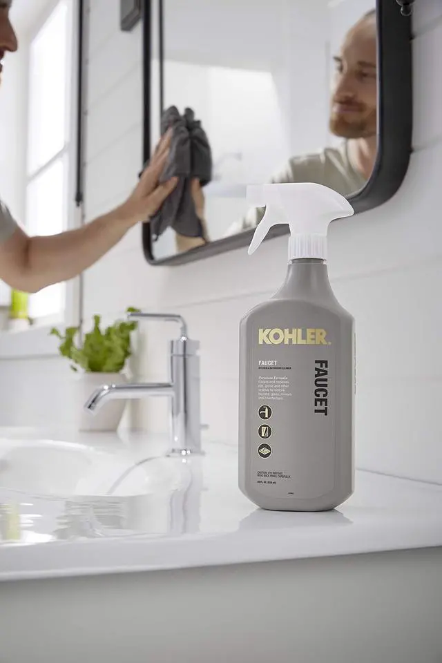 Alt view image 4 of 7 - K-EC23723-NA Faucet Cleaner, Kitchen and Bathroom Cleaner, Streak Free Shine, Ammonia and Alcohol Free, 28 FL Oz