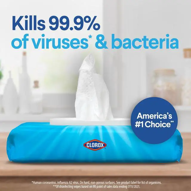 Alt view image 5 of 7 - Disinfecting Wipes, Bleach Free Cleaning Wipes, Fresh Scent, 75 Count (Package May Vary)