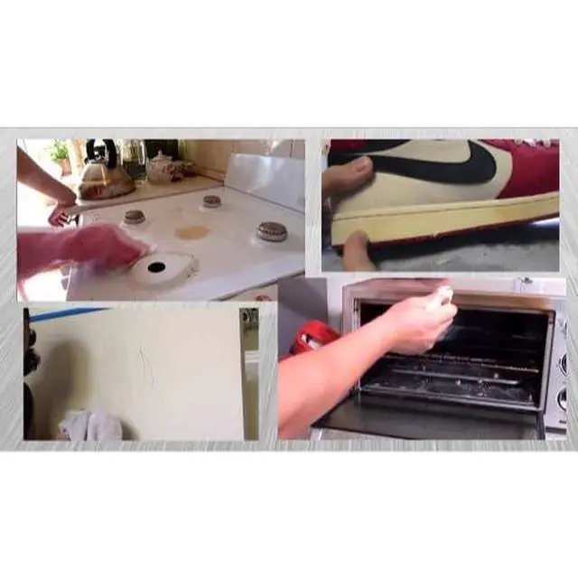 Alt view image 5 of 6 - 20 Pack Extra Thick Magic Cleaning Pads - Eraser Sponge for All Surfaces - Kitchen-Bathroom-Furniture-Leather-Car-Steel - Just Add Water to Erase All Dirt - Melamine - Universal Cleaner