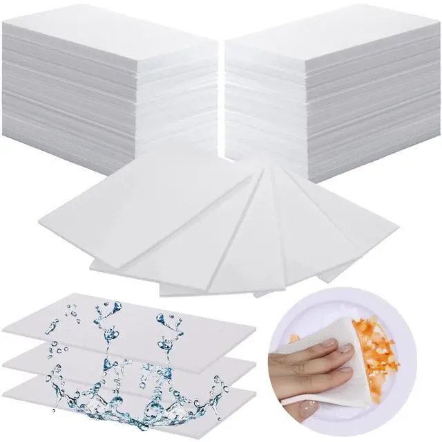 Main image of 100 Pack Eraser Sheets Sponge Disposable Thin Cleaning Melamine Sheets Foam Sponge Pads Home Eraser Wipes for Kitchen Shoe Furniture Bathroom Shower Cleaner
