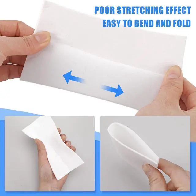 Alt view image 4 of 7 - 100 Pack Eraser Sheets Sponge Disposable Thin Cleaning Melamine Sheets Foam Sponge Pads Home Eraser Wipes for Kitchen Shoe Furniture Bathroom Shower Cleaner