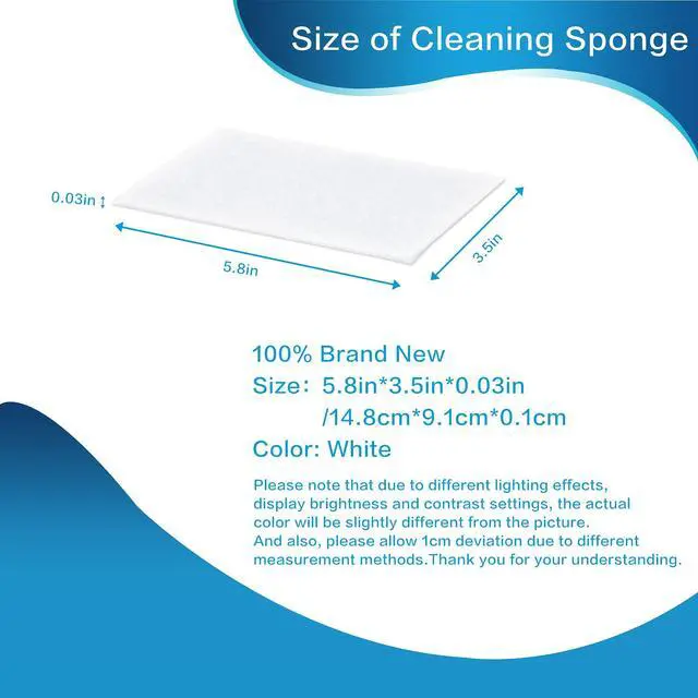 Alt view image 5 of 6 - 50 Pack Magic Sponge Eraser Sheets | Thin Nano Pads | Multi-Surface
