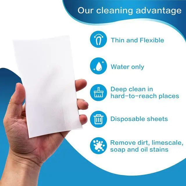 Alt view image 3 of 6 - 50 Pack Magic Sponge Eraser Sheets | Thin Nano Pads | Multi-Surface