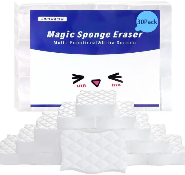 Main image of Magic Sponge Erasers, Melamine Cleaning Sponges, 30 Pack