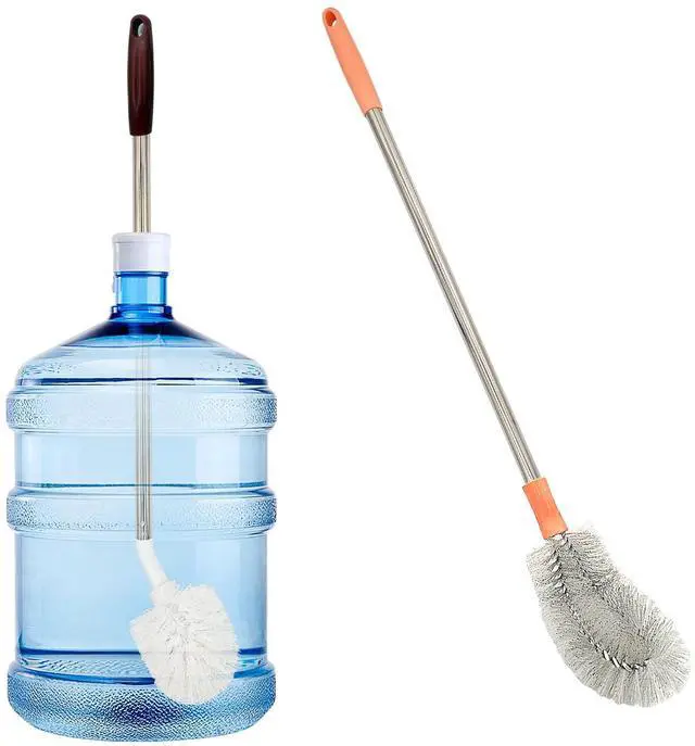 Main image of 2-Pack Bucket Brush, Bottle Brush for Cleaning Extra Long Bottles, Gallon Jug Cleaner, Water Bottle Cleaner.