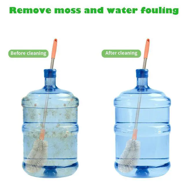 Alt view image 5 of 7 - 2-Pack Bucket Brush, Bottle Brush for Cleaning Extra Long Bottles, Gallon Jug Cleaner, Water Bottle Cleaner.