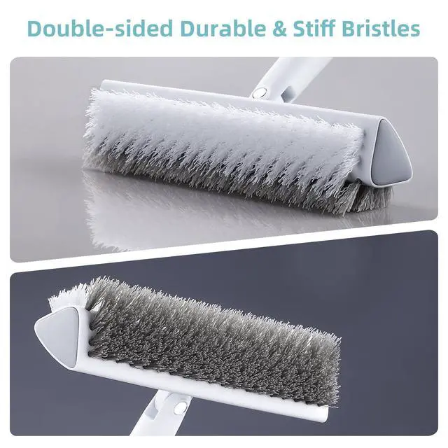 Alt view image 2 of 7 - Shower Bathtub Scrubber Brush for Cleaning with 55" Long Handle