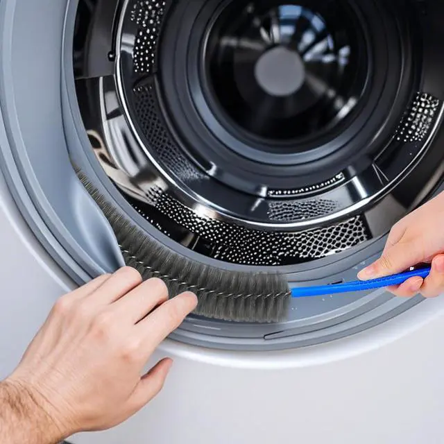 Alt view image 3 of 6 - Refrigerator Coil Cleaning BrushSewer Set Brush Clog Remover,for Toilet, Kitchen Sink, Sewer, Bathroom Bathtub Hair Clogging Cleaning ToolLong Drain Brush
