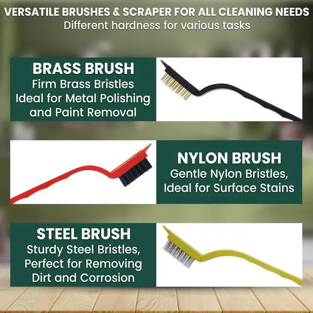 Alt view image 4 of 7 - 14 Pcs Crevice Cleaning Brush Set Hard Bristle Cleaning Tools for Grout, Tile Floors, Gaps & Narrow Spaces Multi-Purpose Grout Scrub Brush for Cleaning Bathroom, Shower, Window Tracks, Kitchen