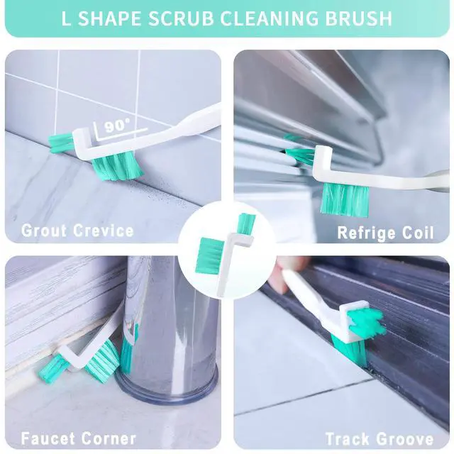 Alt view image 4 of 7 - Small Cleaning Brush Tight Spaces, 8pcs Crevice Cleaning Brushes Tool for Household Use, Tiny Cleaning Brush Mini Parts Humidifier Toaster