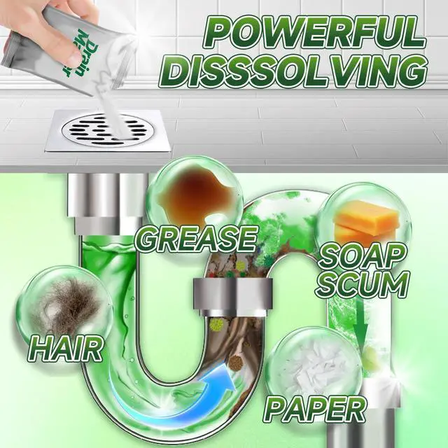Alt view image 3 of 7 - Cleaner Hair Clog Remover, Drain Opener Deodorizer for Sink & Shower
