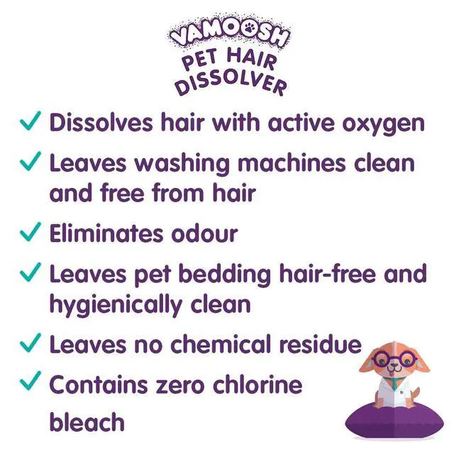 Alt view image 4 of 6 - Pet Hair Dissolver 3 x 100g (1 box) Dissolves Pet Hair in Laundry