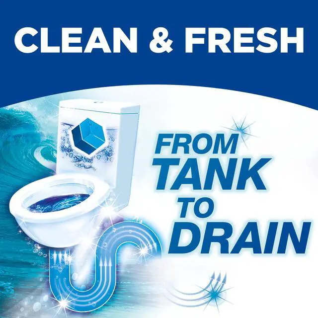 Alt view image 4 of 7 - 2in1 in-Cistern Toilet Blocks Original 50g Limescale Remover Cistern, Cleaning, Foaming Action and Fresheners