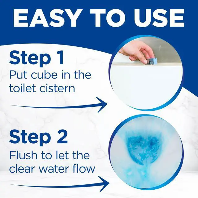 Alt view image 6 of 7 - 2in1 in-Cistern Toilet Blocks Original 50g Limescale Remover Cistern, Cleaning, Foaming Action and Fresheners