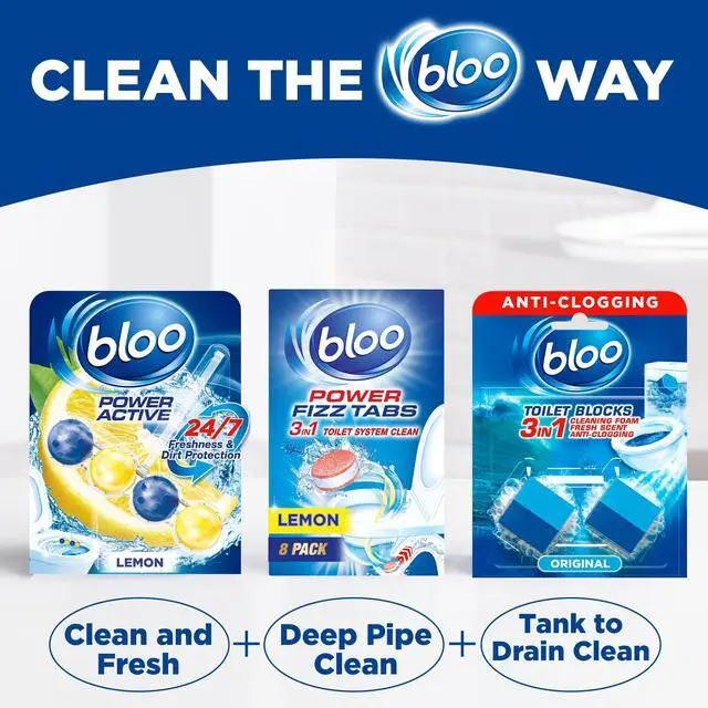 Alt view image 7 of 7 - 2in1 in-Cistern Toilet Blocks Original 50g Limescale Remover Cistern, Cleaning, Foaming Action and Fresheners
