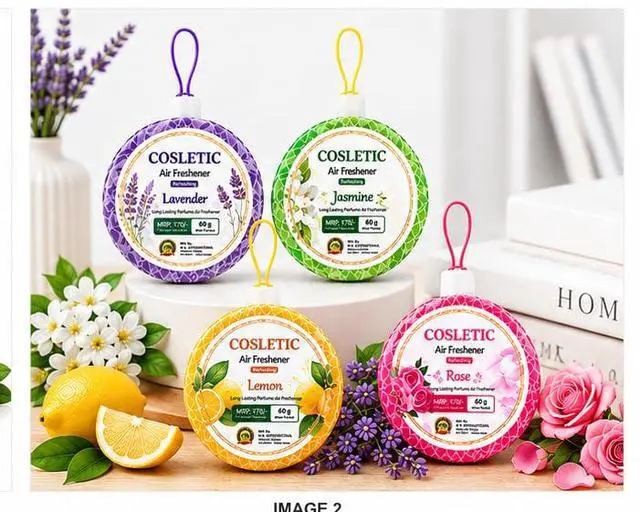 Alt view image 2 of 4 - Bathroom Air Freshener Blocks, 60g, 4 Powerful Fragrances, Pack of 4