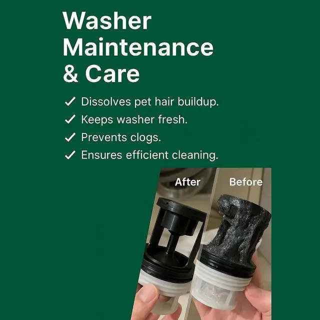 Alt view image 5 of 7 - Washing Machine Cleaner for Pet Hair, 2 Sachets
