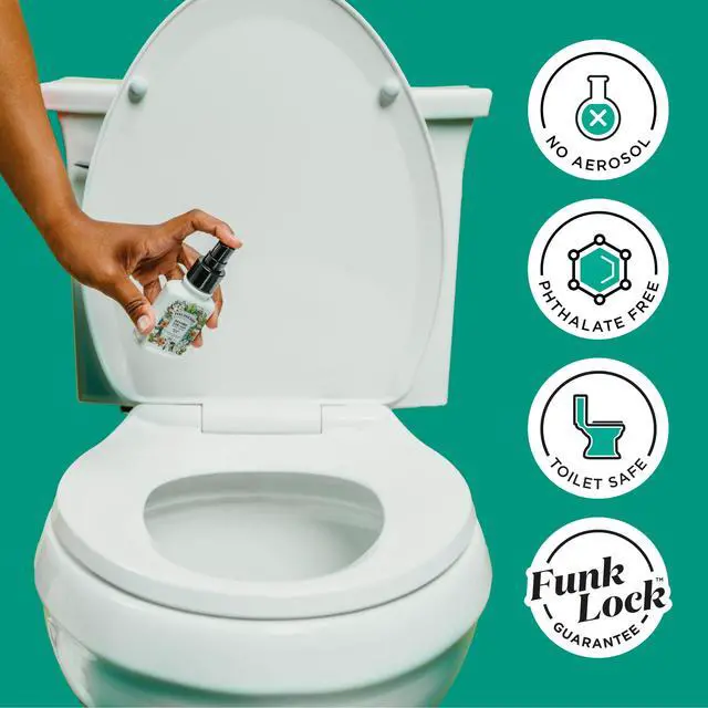 Alt view image 2 of 7 - Before-You-Go Toilet Spray, Beach Bum, 2 Fl Oz, Up to 100 Uses, Bathroom Odor Deodorizer with Essential Oils for Home or Work, Travel Essentials, TSA Approved Size, Coconut, Orchid Scent