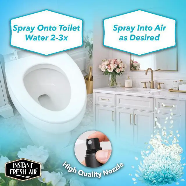 Alt view image 4 of 7 - Priventi Toilet Spray & Bathroom Spray Odor Eliminator - Up to 120 Uses - Travel Size Odor Elimination for #2 - For Home, Office, Schools, Travel - Dolce Bliss Fragrance - 2.4 oz