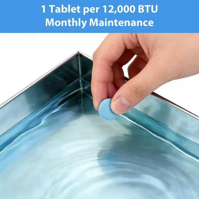 Alt view image 5 of 7 - AC Drain Pan Tablets 120 Count, Condensate Tablets, Non-Clog Pan Cleaner, Effective Odor Control for All HVAC, Dehumidifiers and Appliance Pans