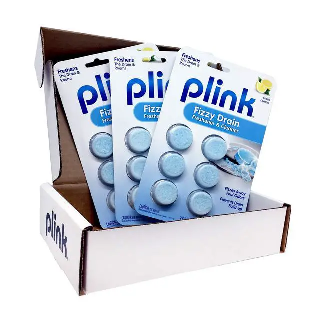 Alt view image 3 of 4 - Fizzy Drain Freshner, Prevents Buildup and Maintains a Clear Drain, Removes Drain Odor, Lemon Scent, Pack of 3, 18 Count, Fresh Lemon