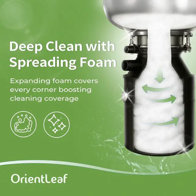 Alt view image 3 of 7 - Garbage Disposal Cleaner and Deodorizer Tablets 20g 1 Year Supply Citrus Foaming Tablets for Garbage Disposal,12 Pack Citrus Scent
