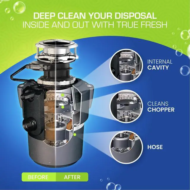 Alt view image 2 of 6 - Garbage Disposal Cleaner Tablets, Fresh Ocean, 15g, 24 Pack