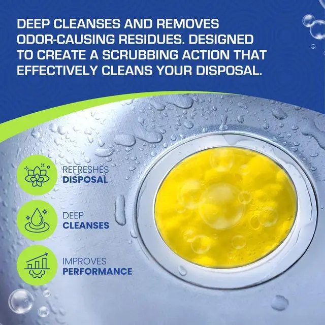 Alt view image 5 of 6 - Garbage Disposal Cleaner Tablets, Fresh Ocean, 15g, 24 Pack