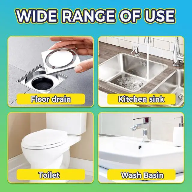 Alt view image 6 of 7 - Disposal Cleaner Tablets 25 Pack, 1 Year Supply Sink and Drain Cleaner, Deodorizer Tablets Remove Odor-Causing Residues, Garbage Disposal Cleaner For House, Kitchen, Bathroom Drain Cleaning Care