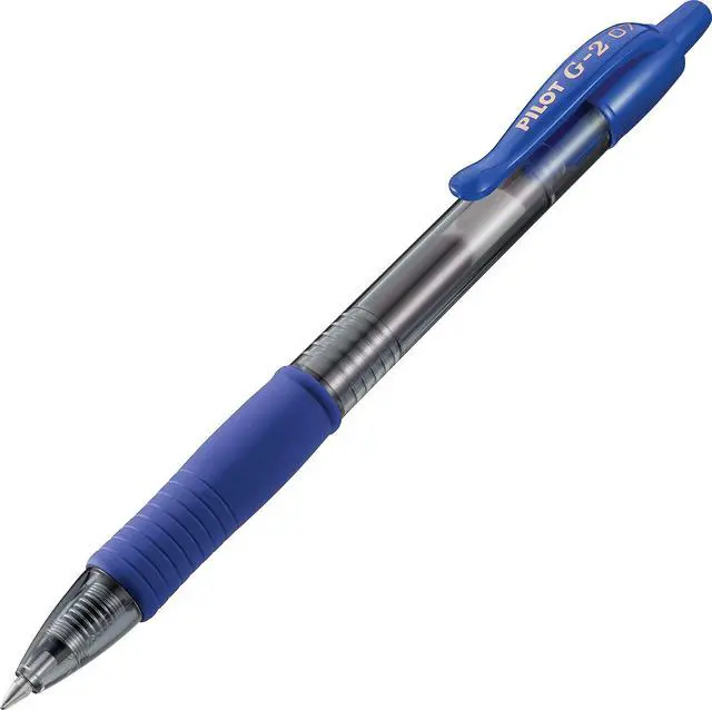 Alt view image 3 of 5 - G2 Premium Gel Roller Pens, Fine Point 0.7 mm, Blue Ink Pens Fine Point, Pack of 4 - Ideal for School, Journaling, and Office Writing