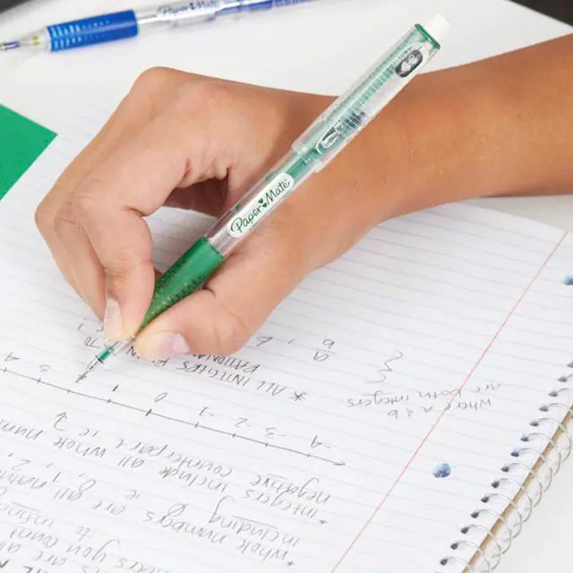 Alt view image 7 of 7 - Clearpoint Mechanical Pencils, 0.5mm Break-Resistant HB #2 Lead, Eraser Refills, 2 Count