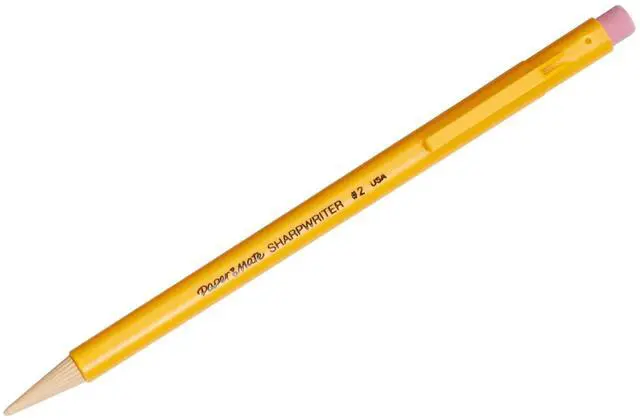 Alt view image 4 of 7 - SharpWriter Mechanical Pencils, 0.7mm, HB #2, Yellow, 12 Count