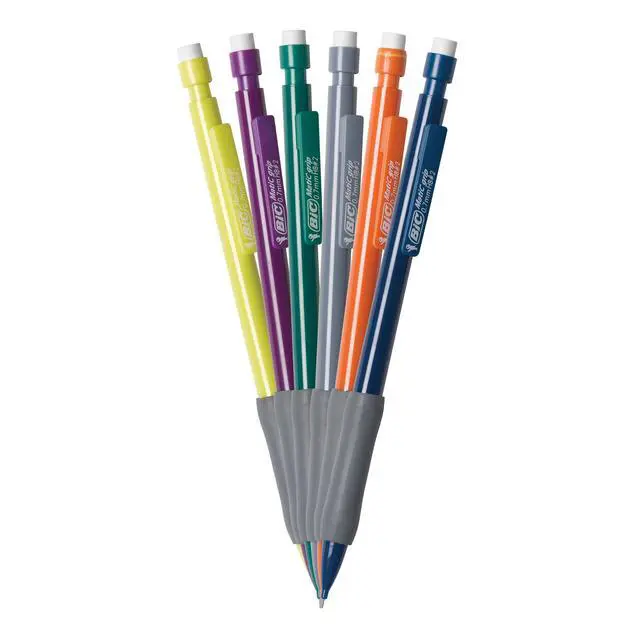 Alt view image 2 of 7 - Xtra Comfort Mechanical Pencils with Erasers, Medium Point (0.7mm), 12-Count Pack, Bulk Mechanical Pencils for School or Office Supplies