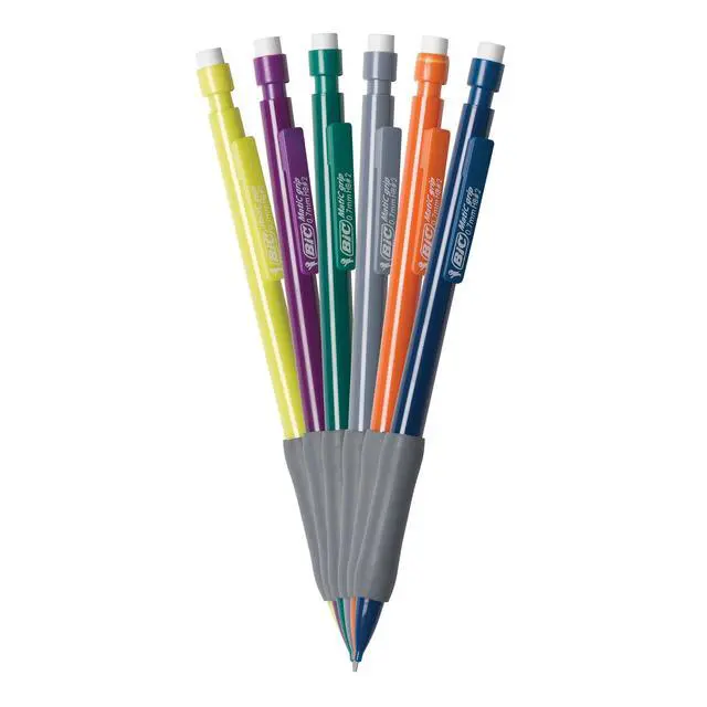 Alt view image 4 of 7 - Xtra Comfort Mechanical Pencils with Erasers, Medium Point (0.7mm), 12-Count Pack, Bulk Mechanical Pencils for School or Office Supplies