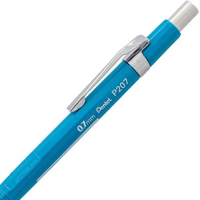 Alt view image 3 of 7 - Sharp Automatic Pencil, (0.7mm), Blue Barrels, Pack of 2 (P207BP2-K6)