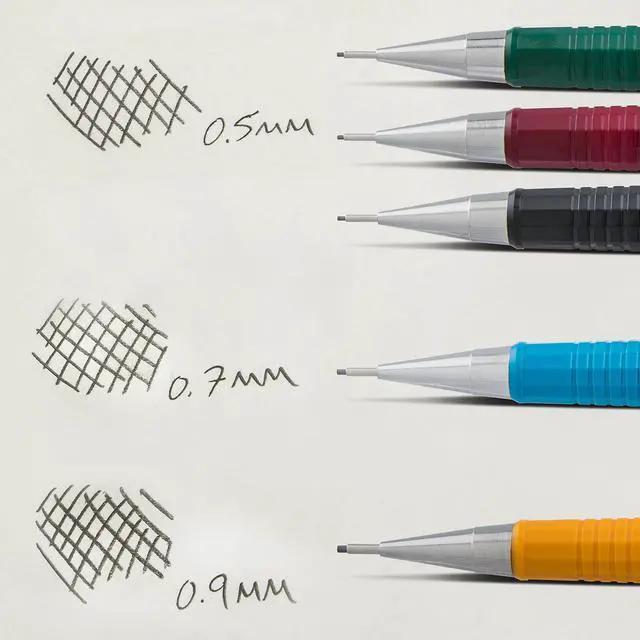 Alt view image 7 of 7 - Sharp Automatic Pencil, (0.7mm), Blue Barrels, Pack of 2 (P207BP2-K6)