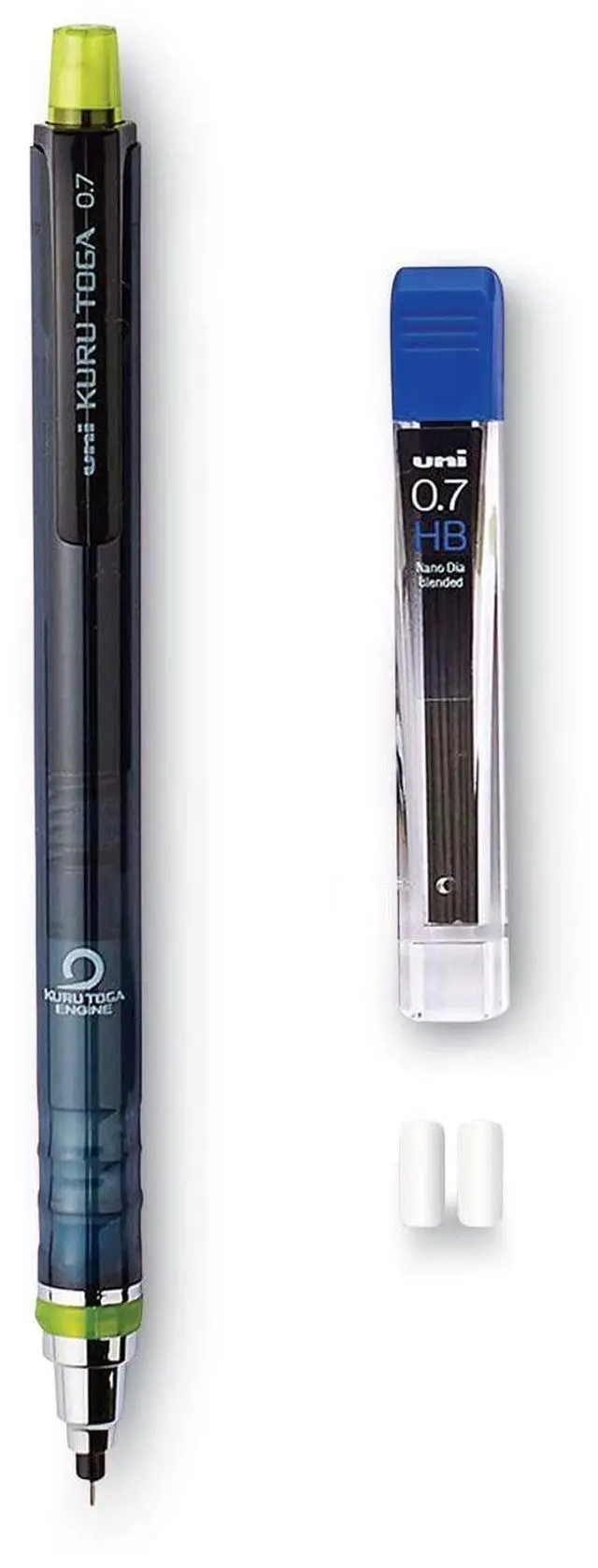 Main image of Kuru Toga Mechanical Pencil Starter Kit, 0.7mm HB#2, 1 Pack