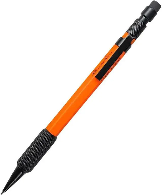 Main image of Weatherproof Mechanical Pencil, Orange Barrel, 1.3mm Black Lead (No. OR13)