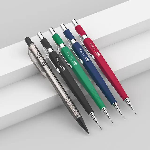 Alt view image 5 of 7 - Art Mechanical Pencil Set, 5 Mechanical Pencils (0.3, 0.5, 0.7