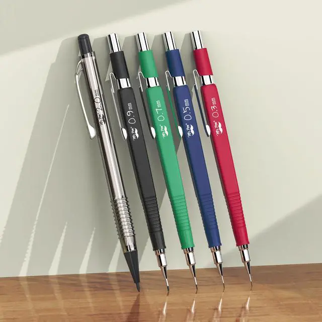 Alt view image 7 of 7 - Art Mechanical Pencil Set, 5 Mechanical Pencils (0.3, 0.5, 0.7