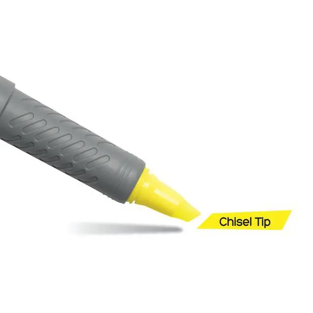 Alt view image 2 of 6 - Brite Liner Grip Highlighters, Chisel Tip (1.6 mm), Classic Yellow, 2-Count Pack, Best Highlighters for School Supplies and Office Supplies
