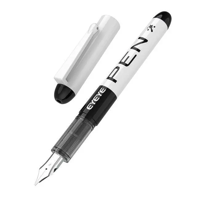 Alt view image 2 of 7 - Fountain Pens for Writing, 8 Pack Assorted Colors Fine Point Disposable Fountain Pens Stainless Steel Nib, Smooth Writing for Journaling, Drafting, Sketching, Doodling & Gifts