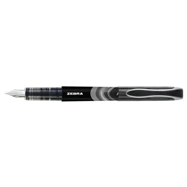 Alt view image 5 of 6 - Fountain Pen, Free-Flowing Liquid Black Ink, 0.6mm, 2-Pack